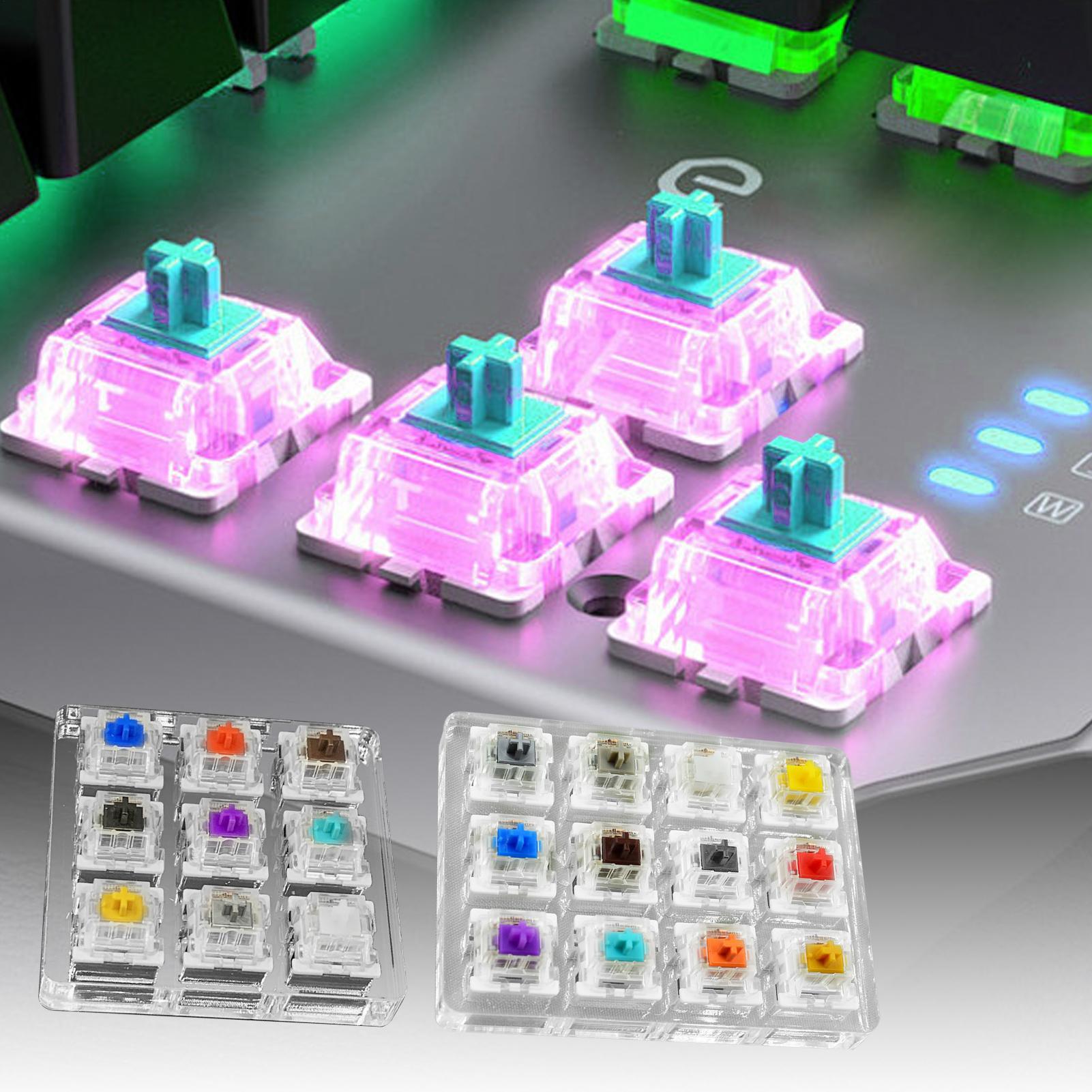 Gaming Keyboard Test - Commutateurs Polaroid portables pour claviers mécaniques,
