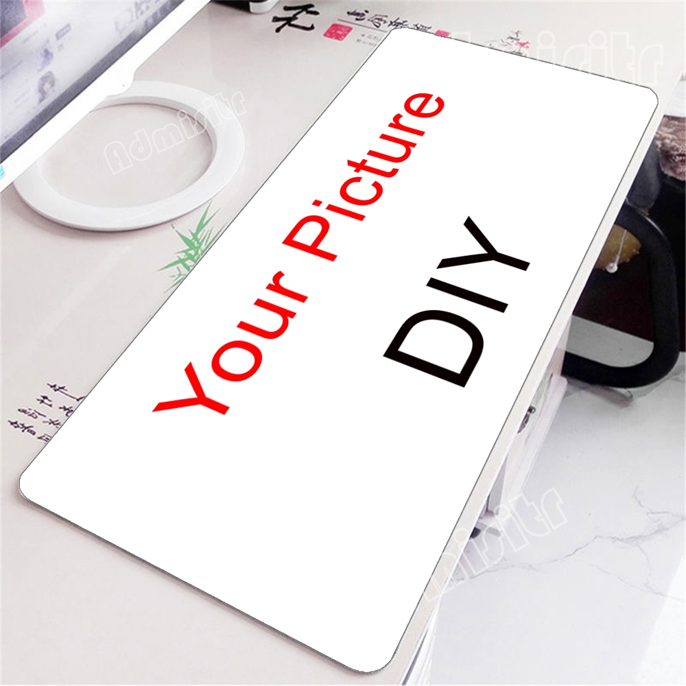 Gaming Keyboard Name - Tapis de souris blanc XXL personnalisable