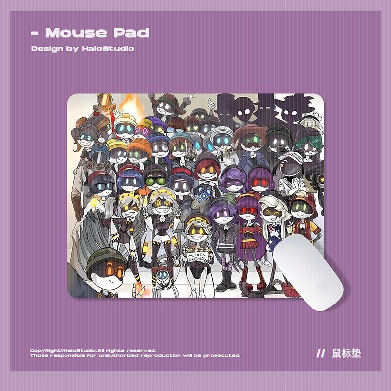 Gaming Keyboard Mouse - Tapis de souris Anime Murder Drones,