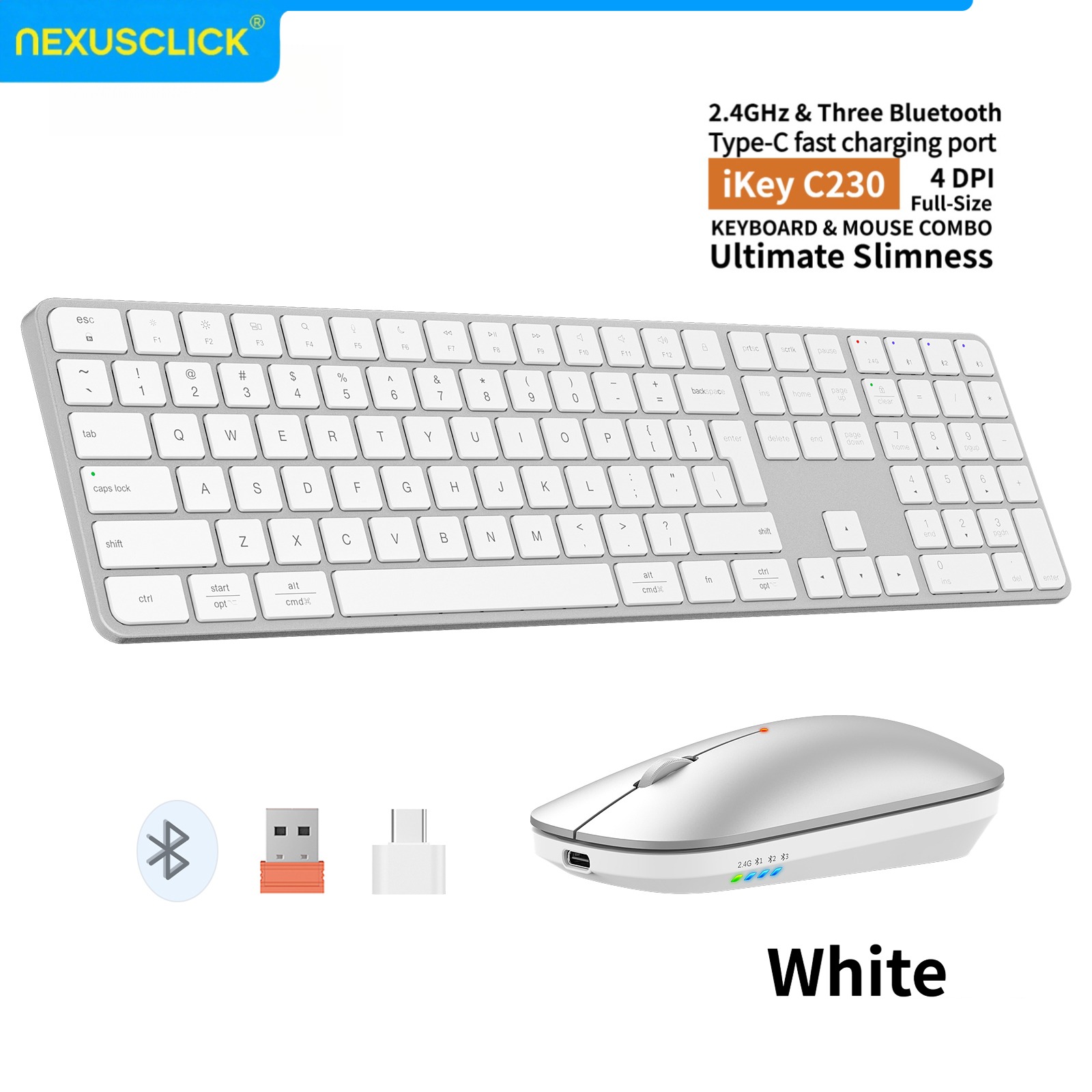 Gaming Keyboard That Is Quiet - Clavier et souris sans fil rechargeables