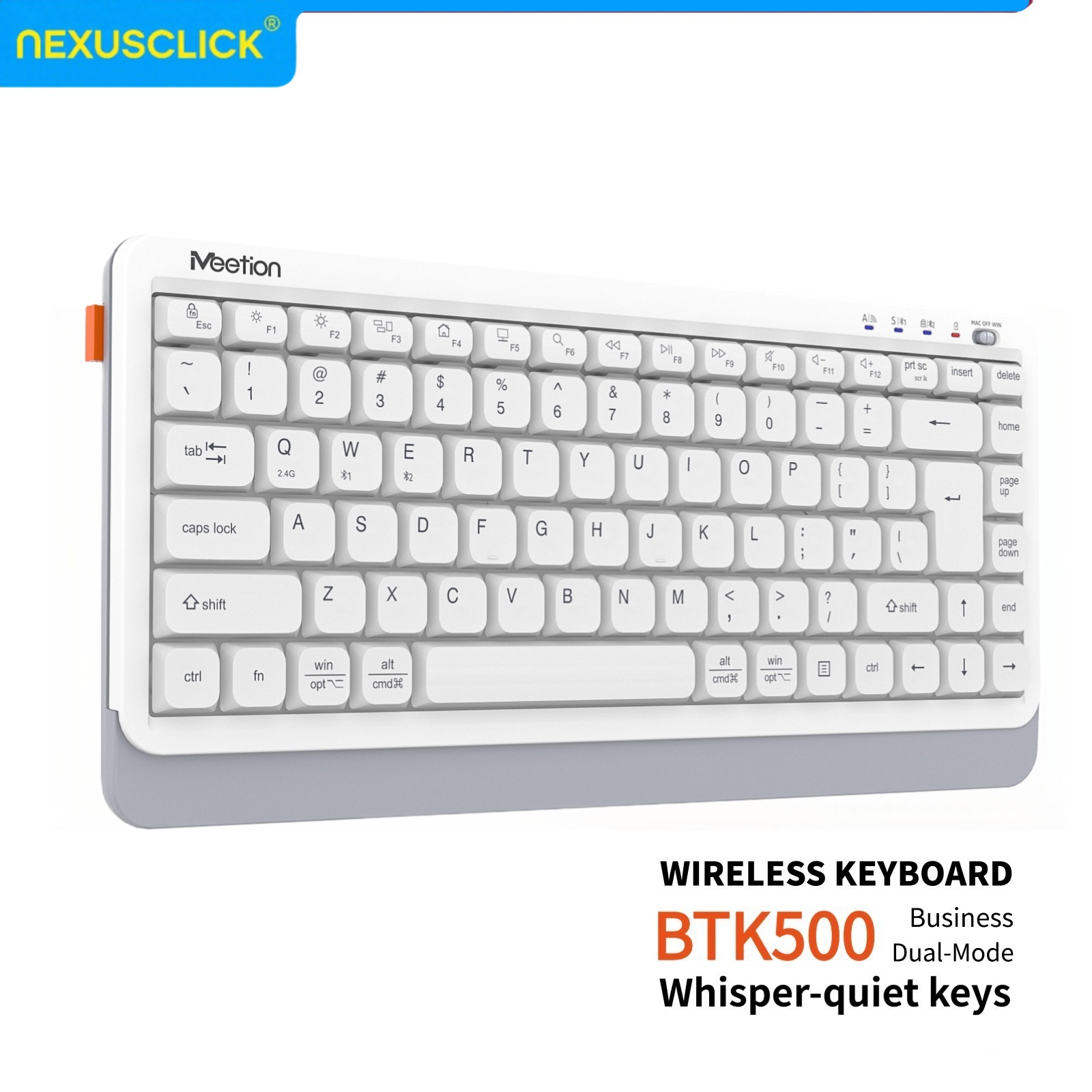 Gaming Keyboard That Is Quiet - Clavier sans fil NexusClick Quiet Ultra