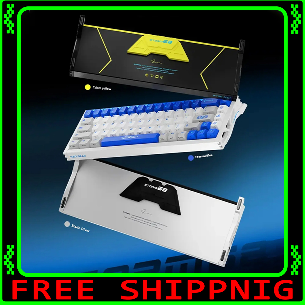 Gaming Keyboard Magnetic Switches - NZO STORM68 clavier à interrupteur magnétique