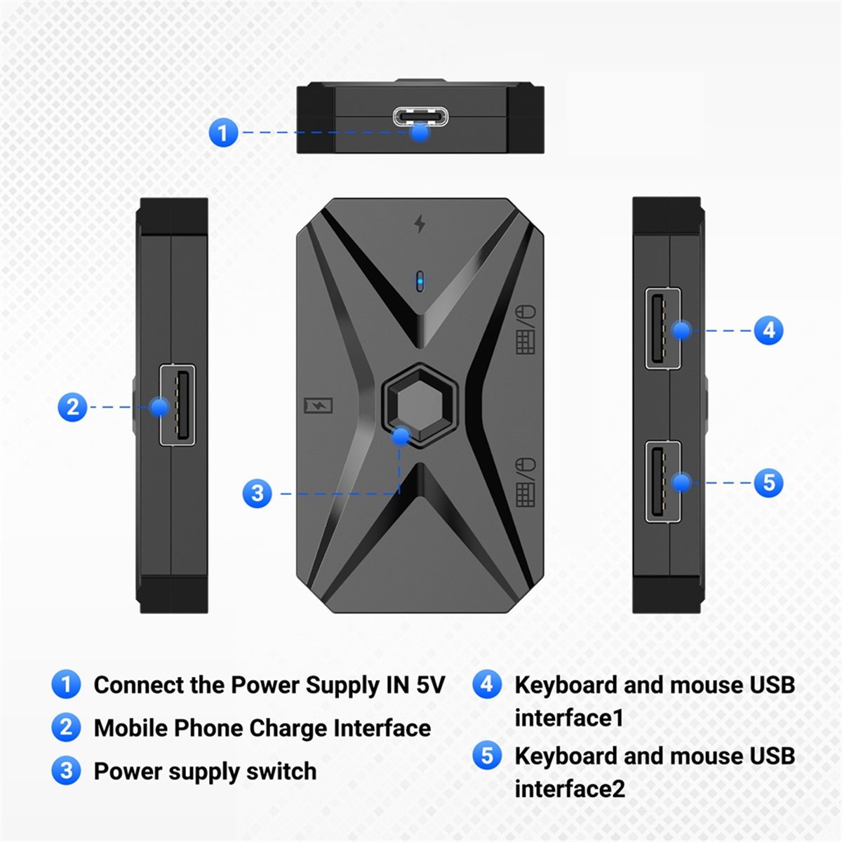 Gaming Keyboard And Mouse Converter For Mobile - # Kit de conversion pour jeux