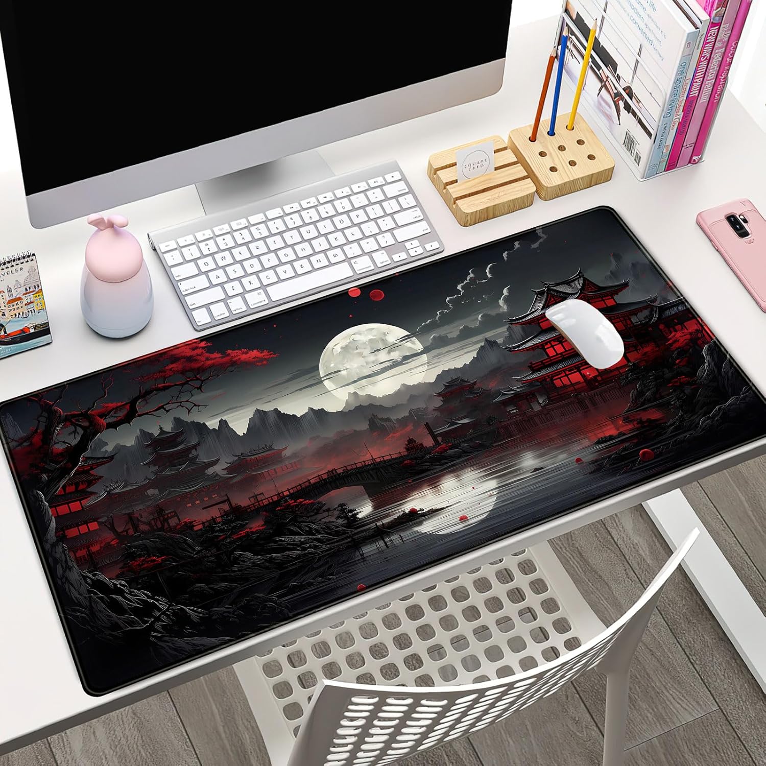 Tapis de bureau japonais bord  - Gaming Keyboard Mouse avis et prix