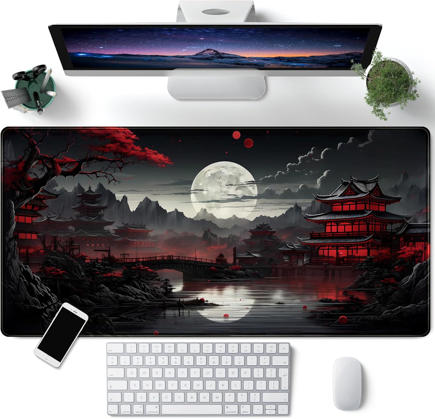 Tapis de bureau japonais bord  - Gaming Keyboard Mouse avis et prix