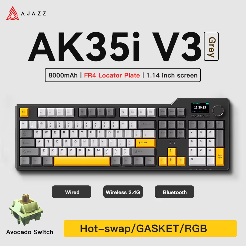 Clavier de jeu Ajazz AK35I V3/ - Gaming Keyboard Tkl avis et prix