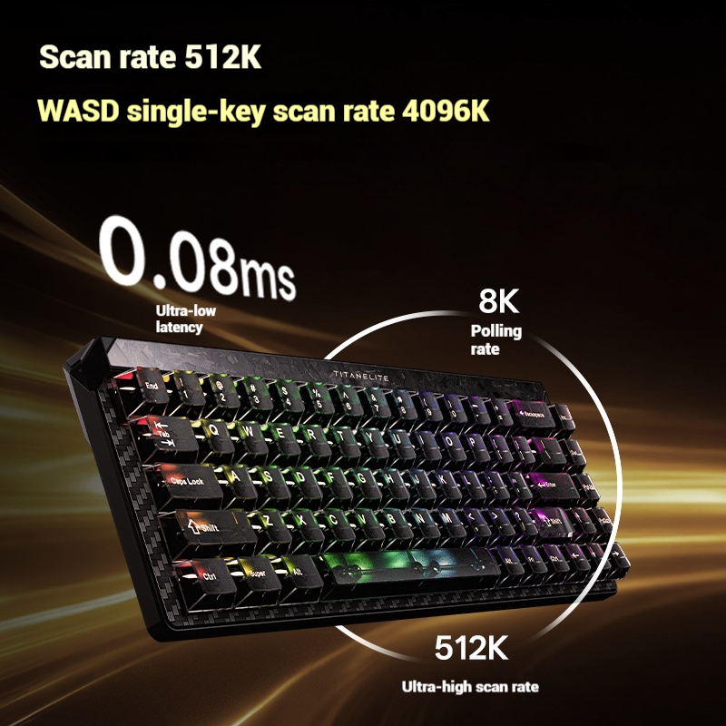 Madlions FGG TITAN68 Turbo cla - Gaming Keyboard Magnetic Switches avis et prix