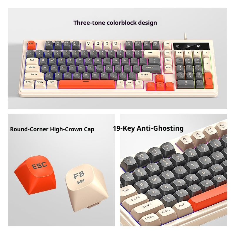 Clavier de jeu silencieux à 98 - Gaming Keyboard That Is Quiet avis et prix