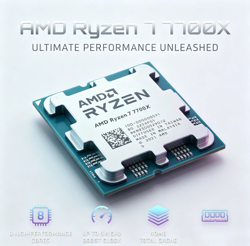 Processeur AMD Ryzen 7 7700X R - Amd Cpu Ryzen 7 avis et prix