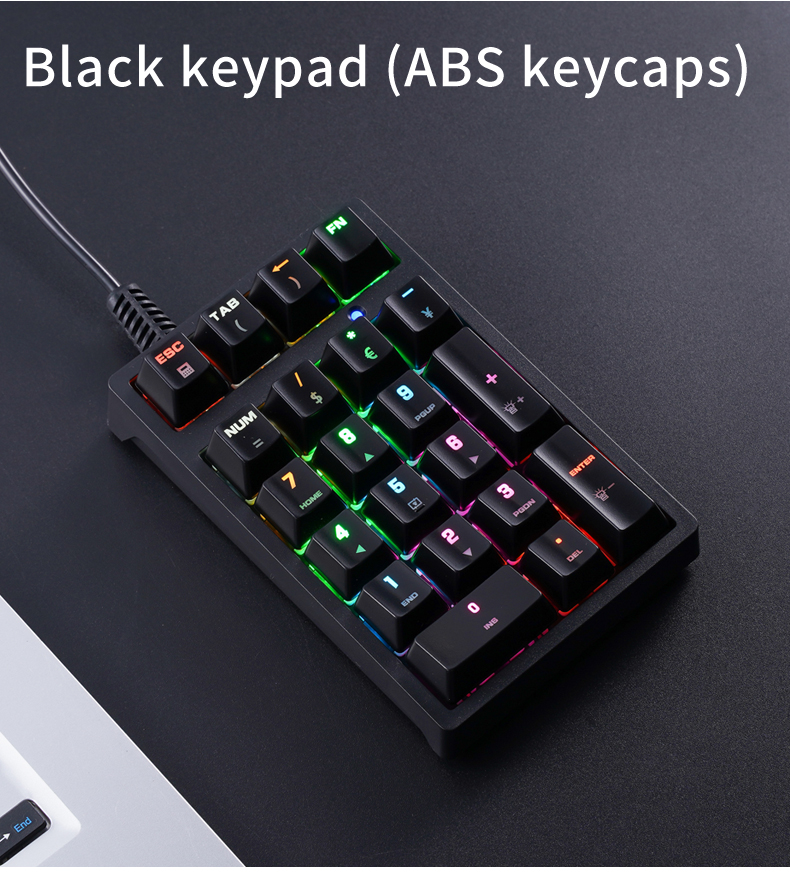 Clavier numérique T21 Mini ave - Keyboard Gaming Blue Switch avis et prix