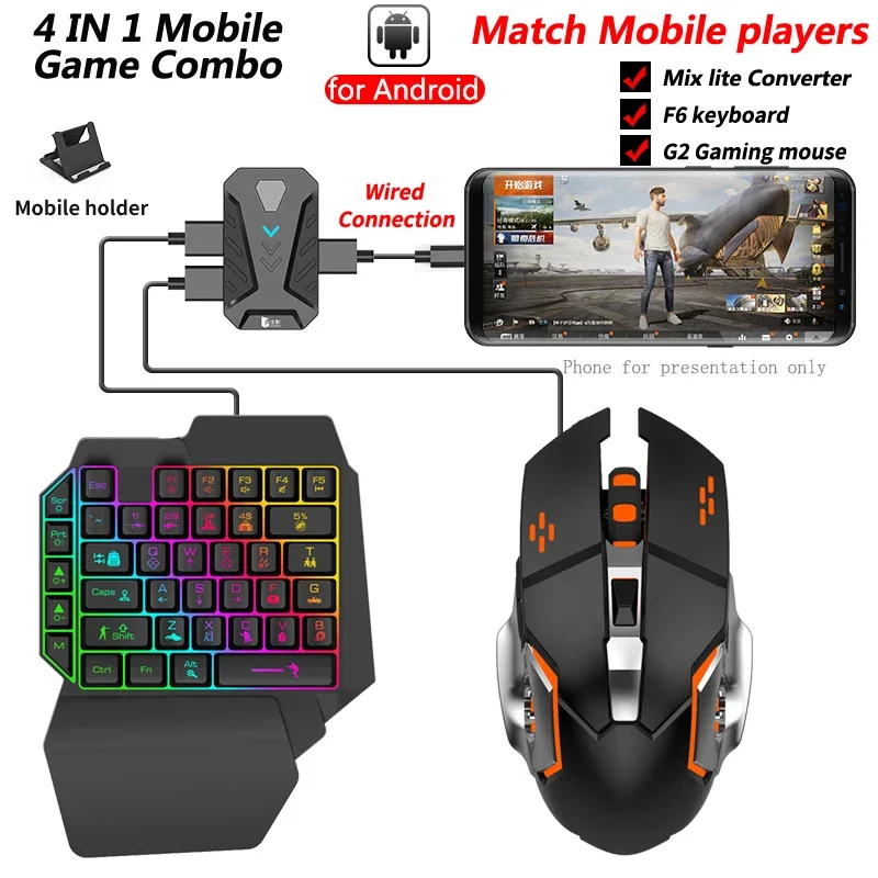 Manette Mixlite en stock pour  - Gaming Keyboard And Mouse Converter For Mobile avis et prix