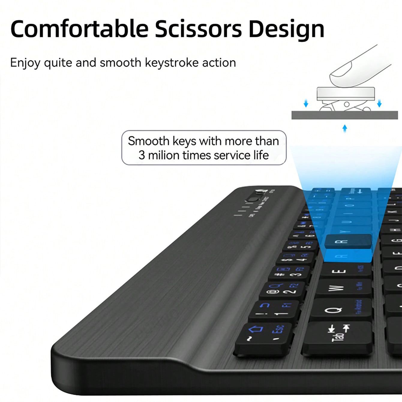 Clavier multilingue pour table - Gaming Keyboard Mechanical Wireless avis et prix