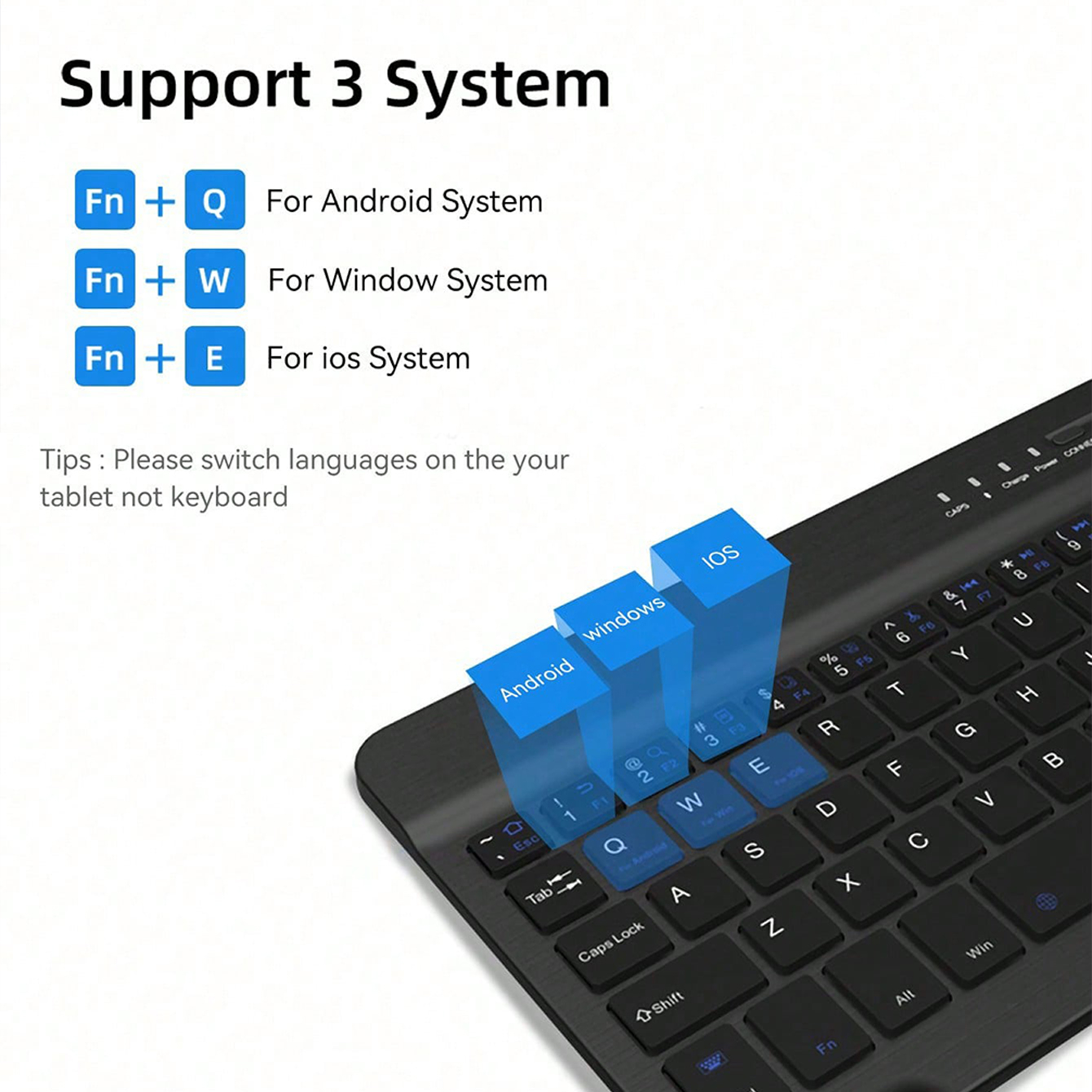 Clavier multilingue pour table - Gaming Keyboard Mechanical Wireless avis et prix