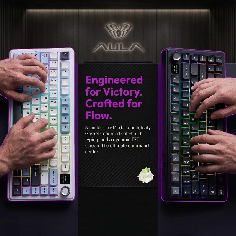 Clavier mécanique AULA F75 Max - Gaming Keyboard Nearby avis et prix