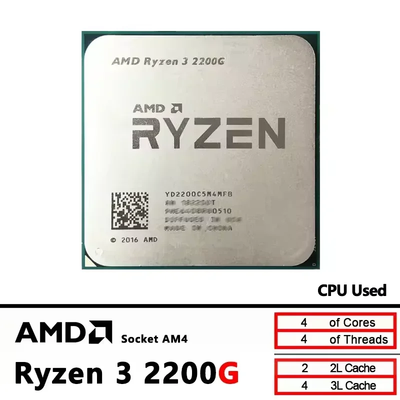 Processeur AMD Ryzen 3 2200G 4 - Amd Cpu Ryzen 7 avis et prix