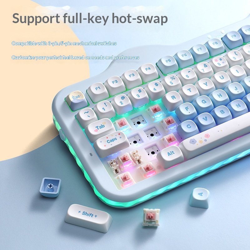 Clavier YUNZII C98 Tri-mode Si - Gaming Keyboard That Is Quiet avis et prix