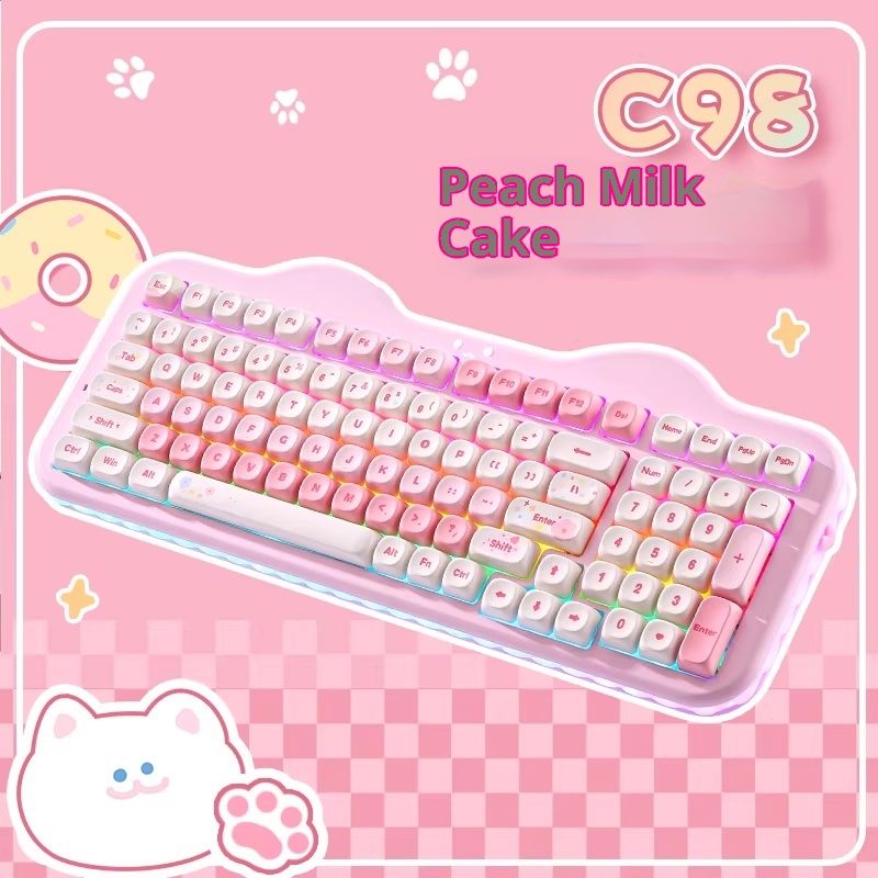 Clavier YUNZII C98 Tri-mode Si - Gaming Keyboard That Is Quiet avis et prix