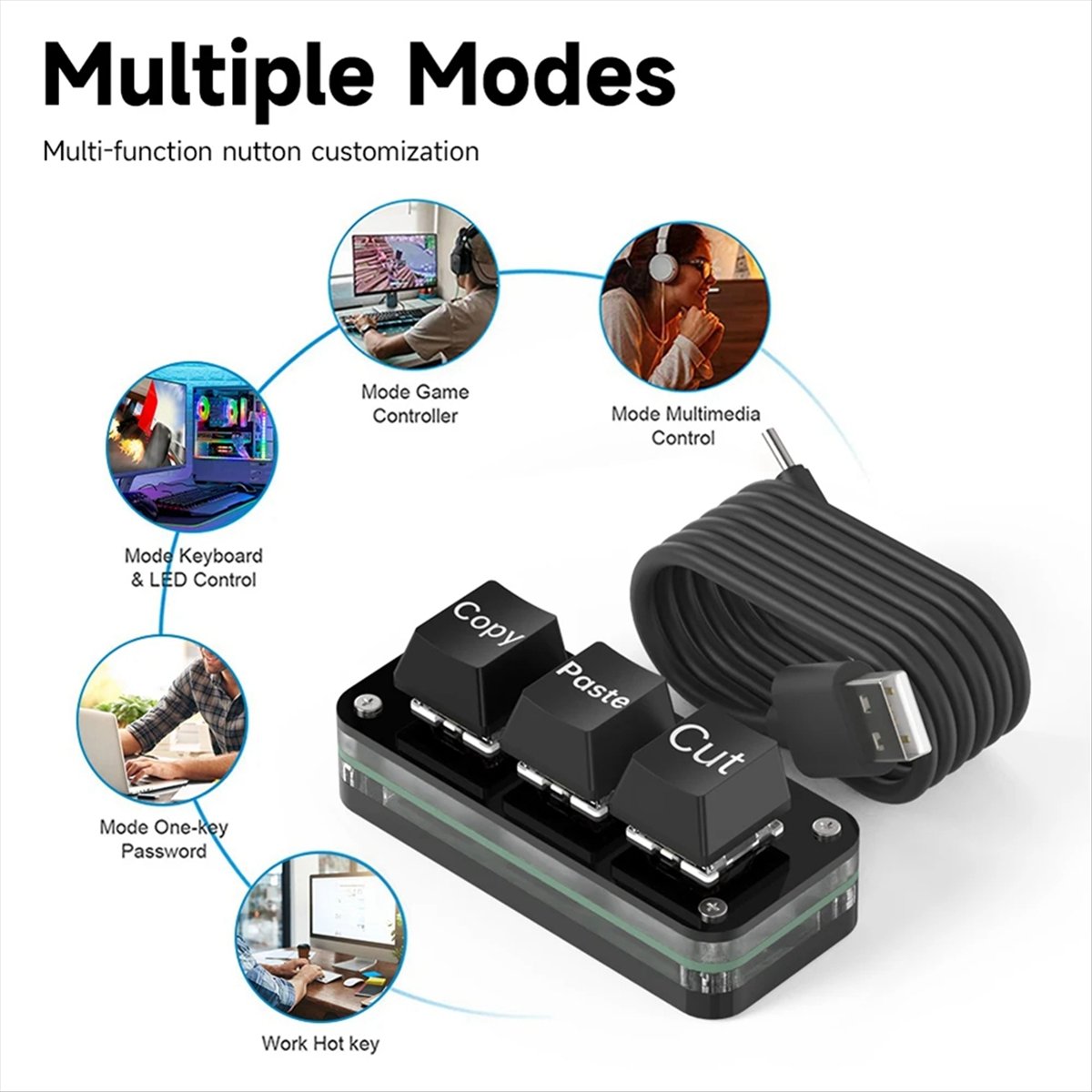 Clavier miniature à programmat - Gaming Keyboard Types avis et prix