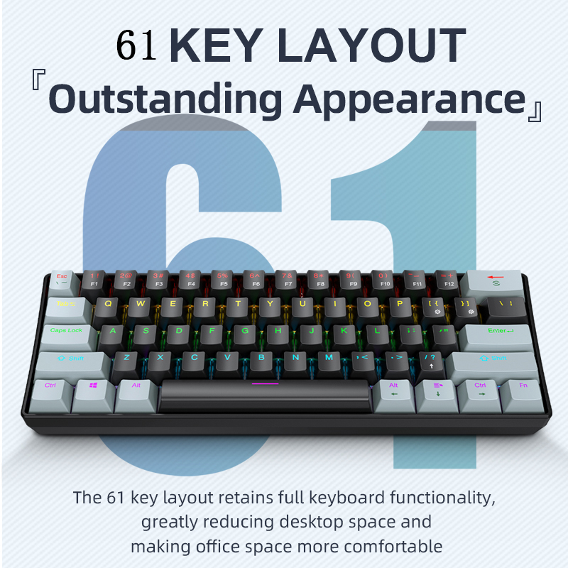 Clavier de jeu mécanique filai - Keyboard Gaming Blue Switch avis et prix