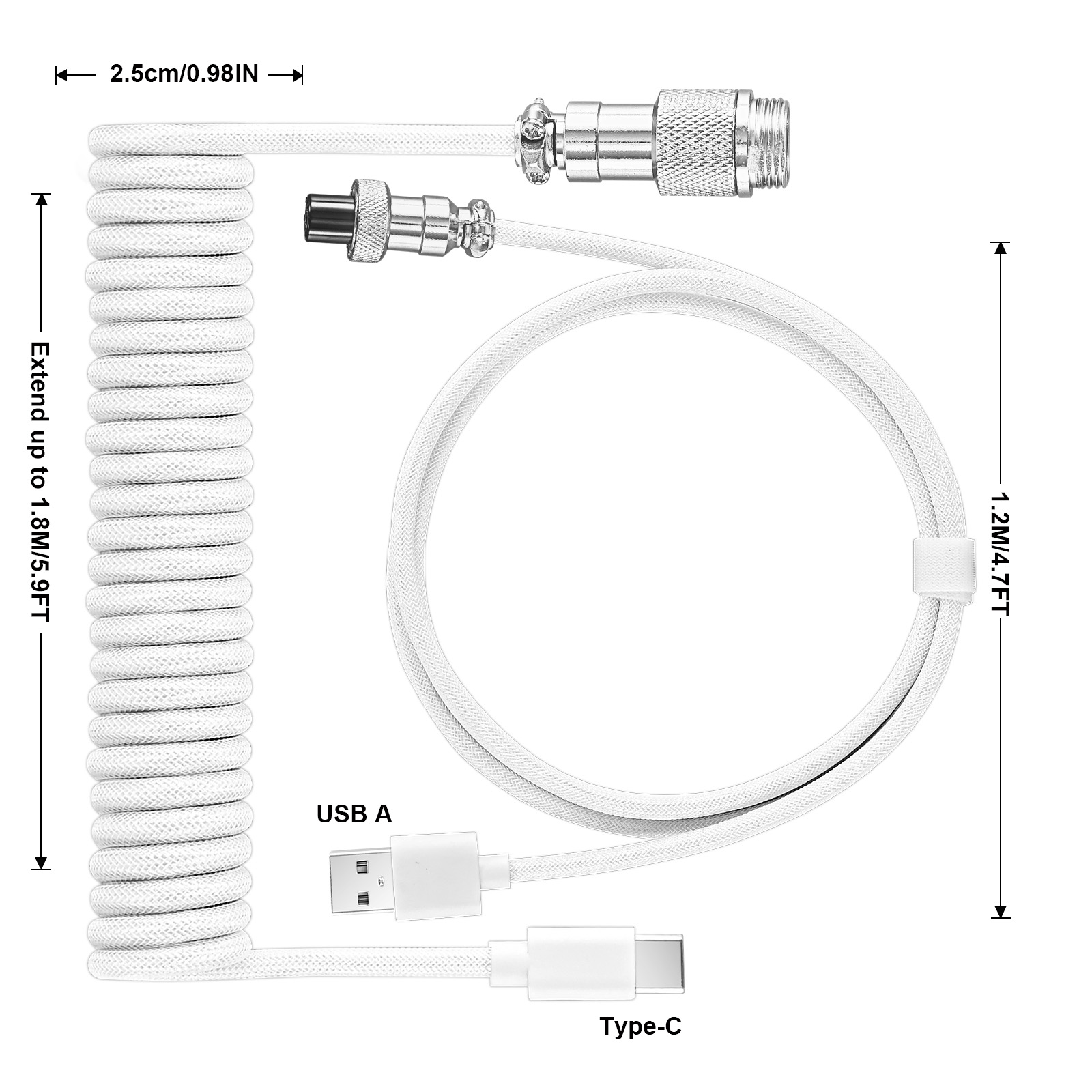 Câble USB Type C pour clavier  - Gaming Keyboard Types avis et prix