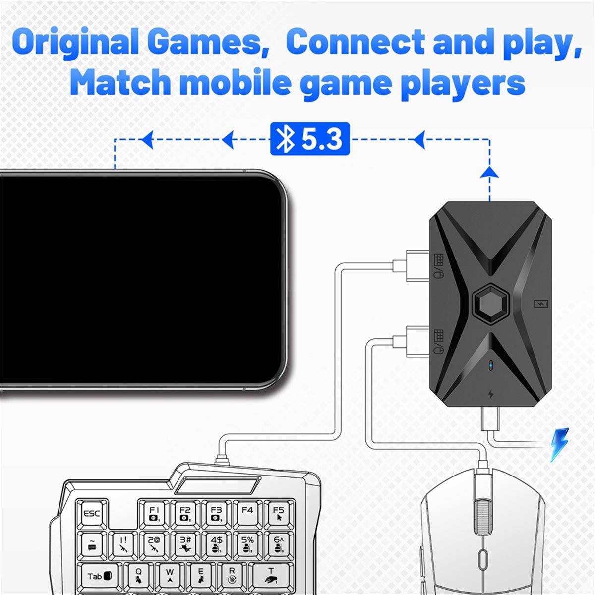 # Kit de conversion pour jeux  - Gaming Keyboard And Mouse Converter For Mobile avis et prix
