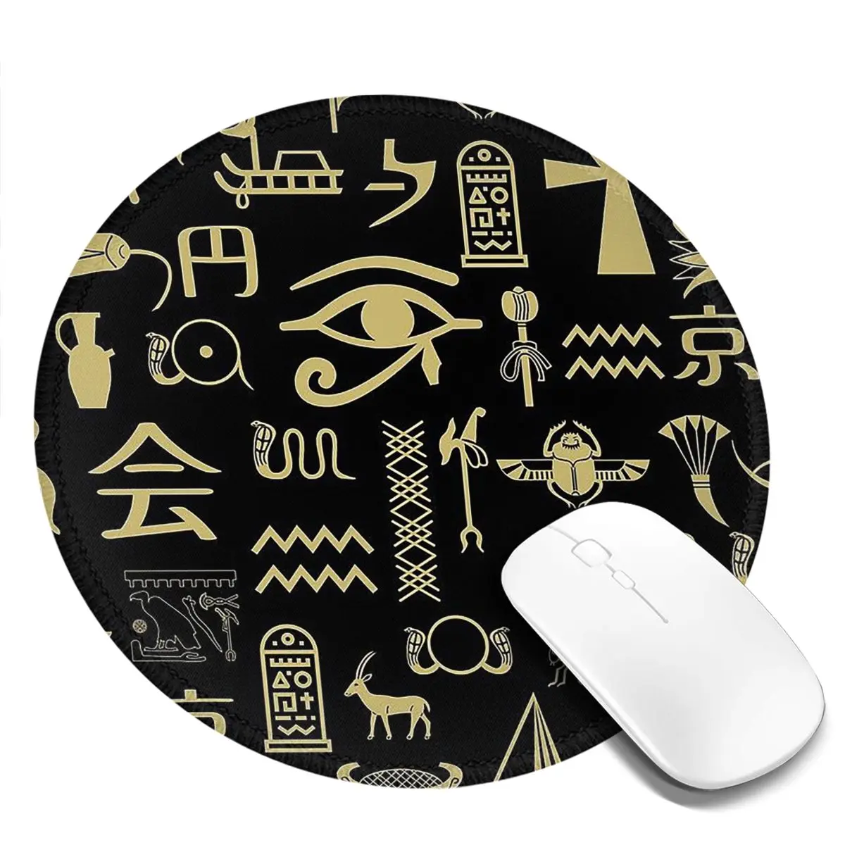 Tapis de souris rond avec dieu - Gaming Keyboard Egypt avis et prix
