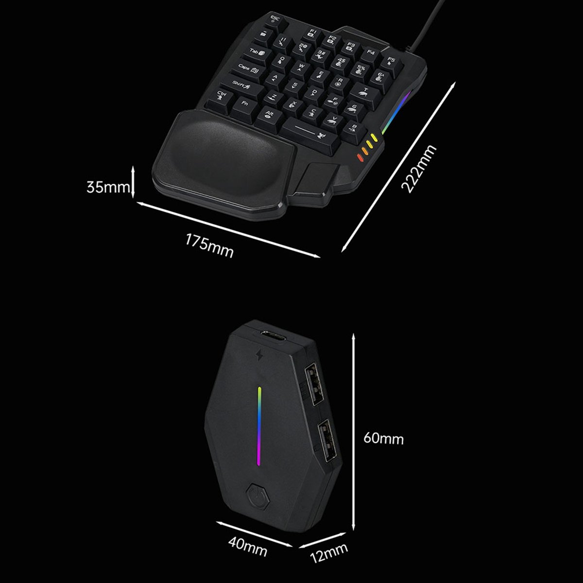 ★ ▲   Clavier de jeu ergonomiq - Gaming Keyboard And Mouse Converter For Mobile avis et prix