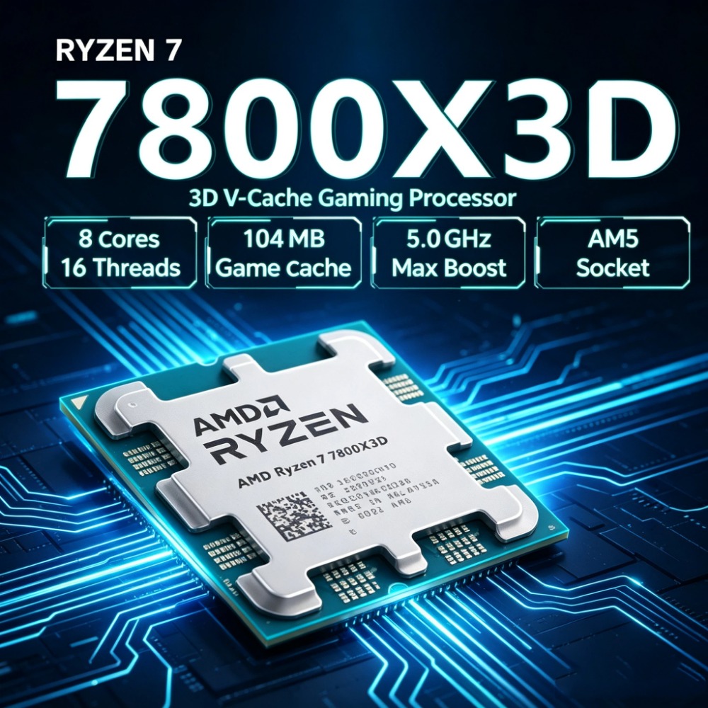Processeur AMD Ryzen 7 7800X3D - Amd Cpu Ryzen 7 avis et prix