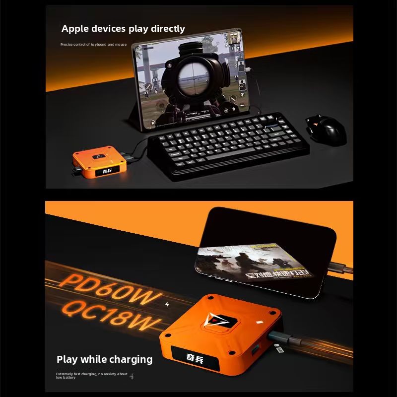 Convertisseur clavier et souri - Gaming Keyboard And Mouse Converter For Mobile avis et prix