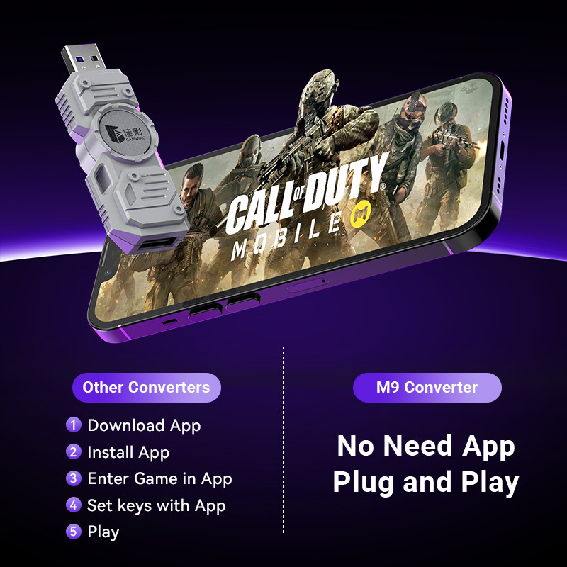 Kit de conversion de jeux mobi - Gaming Keyboard And Mouse Converter For Mobile avis et prix