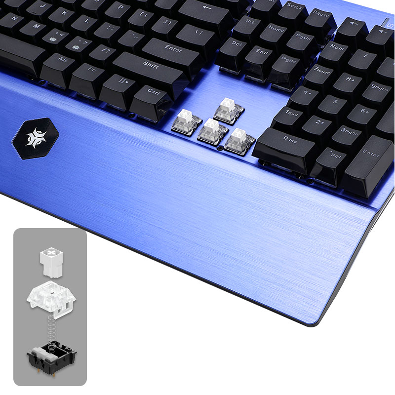 HEXGEARS GK739 clavier de conc - Keyboard Gaming Blue Switch avis et prix