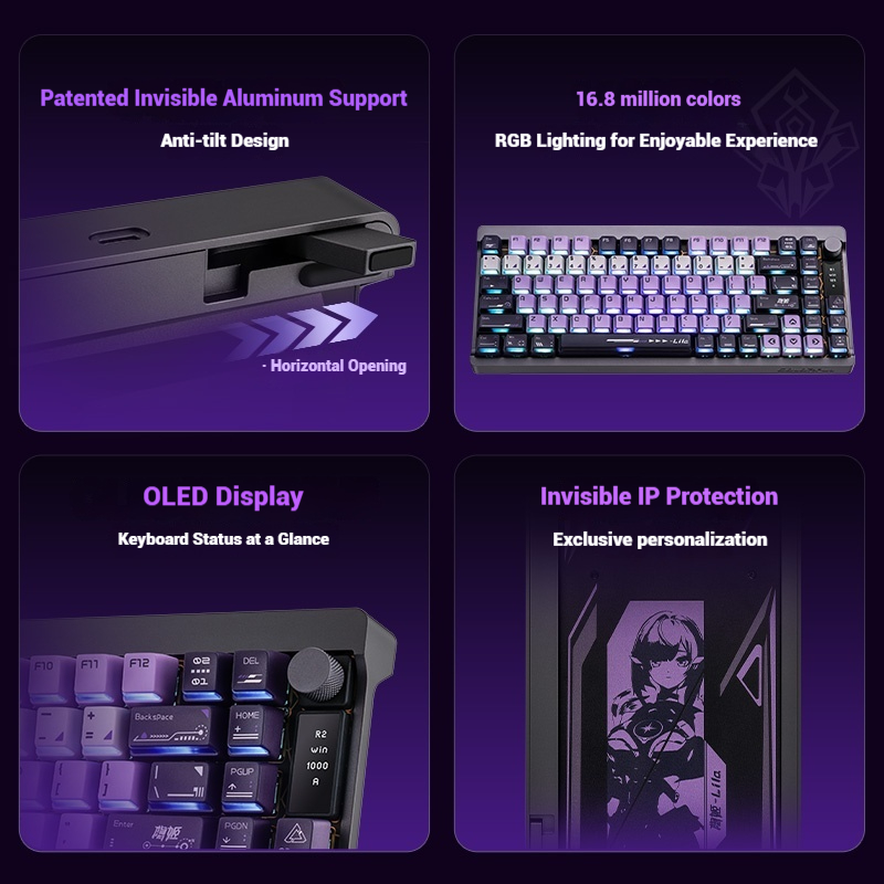 Coloré StarChase 87 clavier à  - Gaming Keyboard Magnetic Switches avis et prix