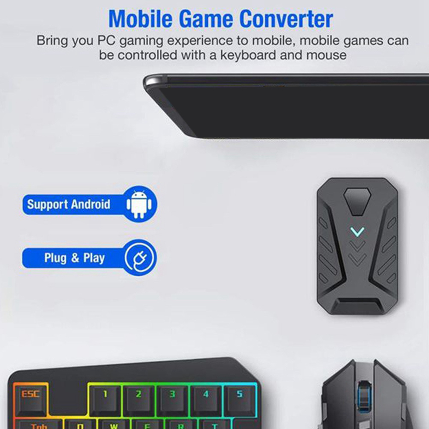 -A94Z adaptateur de convertiss - Gaming Keyboard And Mouse Converter For Mobile avis et prix