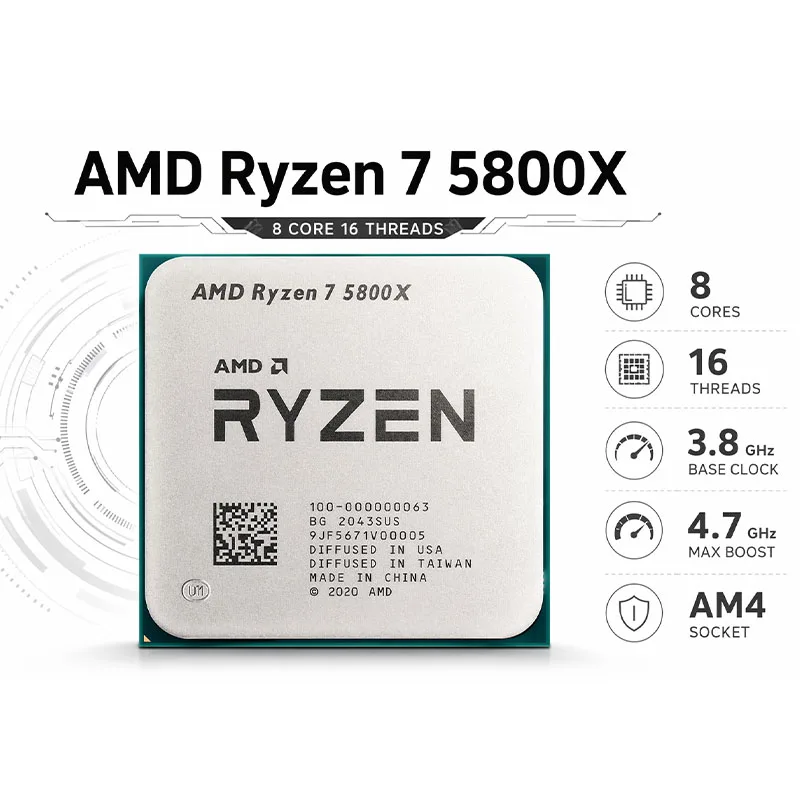 Processeur de bureau AMD Ryzen - Amd Cpu Ryzen 7 avis et prix